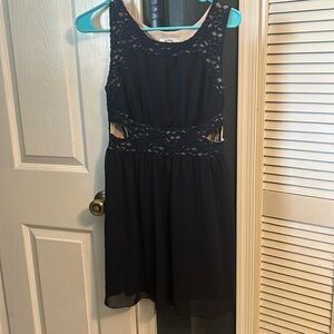 Dark blue dress